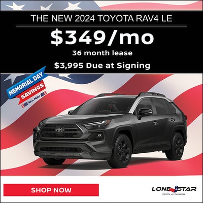 Toyota Rav4 LE Lease Offer